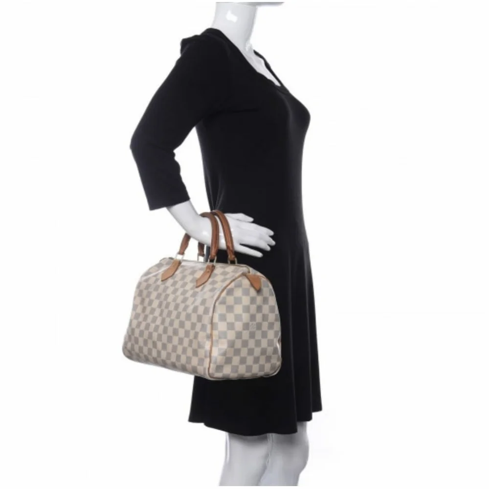 LOUIS VUITTON Damier Azur Speedy 30 - Picture 4 of 12